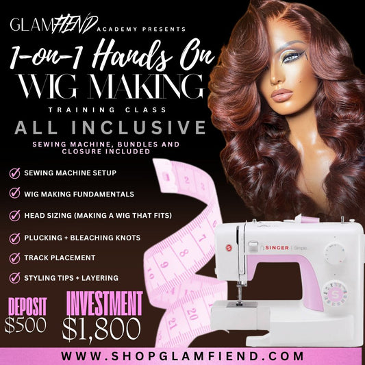 DEPOSIT for 1-on-1 Wig Class (read description)